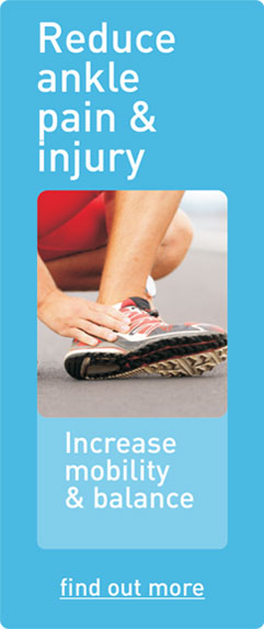 Reduce ankle pain & injury